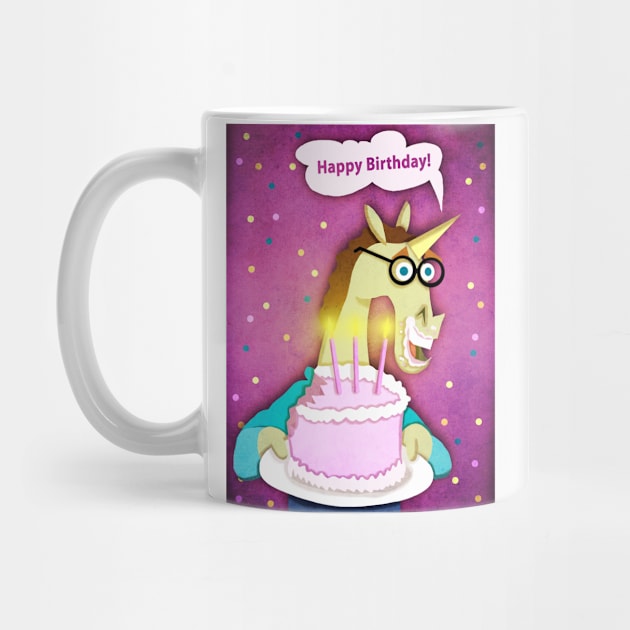 Birthday Cake Unicorn by Thatssounicorny